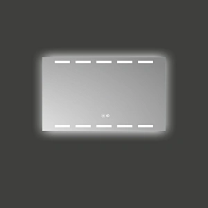 Mosmile Anti-fog Wall Hanging Rectangle LED Backlit Bathroom Mirror
